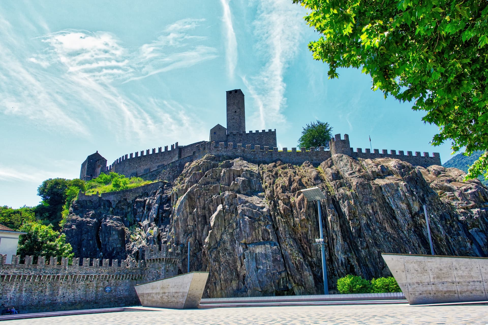 UNESCO-listed-medieval-castles-Bellinzona-Switzerland