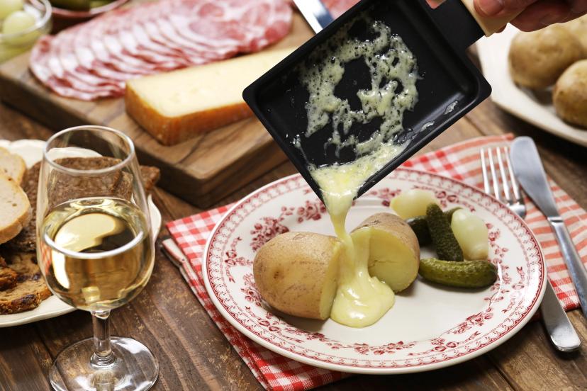 Raclette du Valais + Petite Arvine (Valais) image 1